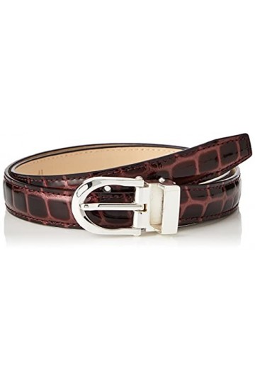 Anthoni Crown Ledergürtel Ceinture, Lilas, 85 cm Femme