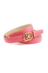 Anthoni Crown Ledergürtel Ceinture, Rosa, 105 Femme