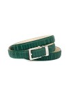 Anthoni Crown Ledergürtel Ceinture, Grün, 100 Femme