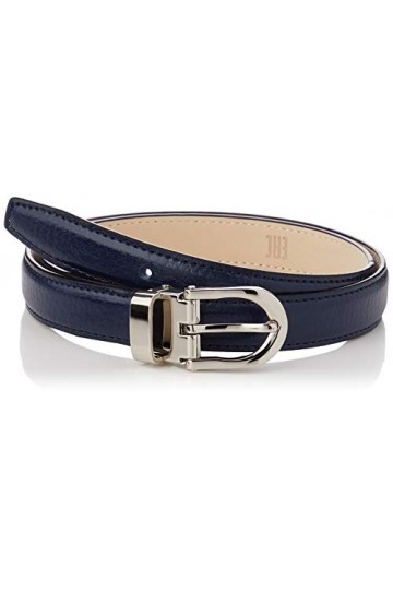 Anthoni Crown Ledergürtel Ceinture, Dunkelblau, 95 Femme