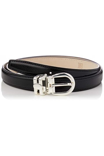 Anthoni Crown Ledergürtel Ceinture, Weiß, 90 Femme