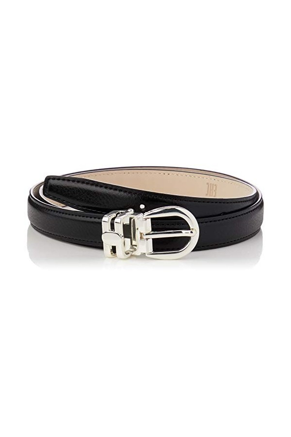 Anthoni Crown Ledergürtel Ceinture, Weiß, 90 Femme