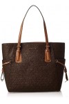 Michael Kors Voyager, Bag Femme, Marron Brown , 16x29x39 Centimeters W x H x L 