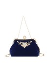EVEOUT Pochettes et Clutches avec Strass pour Femmes Sac à Main de Mariage Sac dépaule Sac à Main pour la soirée de Bal pour
