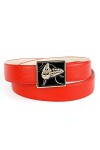Anthoni Crown A4ALT60 Ceinture, Rouge Rot 060 , 85 cm Femme