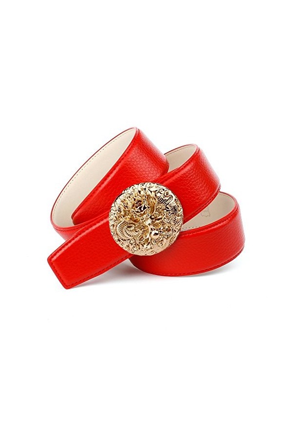 Anthoni Crown A4DRT60 Ceinture, Rouge Rot 060 , 90 Femme