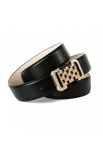 Anthoni Crown A4PLT10 Ceinture, Schwarz Grau 010 , 105 Femme