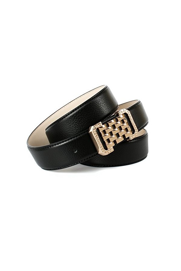 Anthoni Crown A4PLT10 Ceinture, Schwarz Grau 010 , 105 Femme
