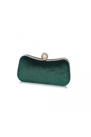 CORIOS Pochette de Soirée Femme Embrayage Clutch Bag en Paillettes Brillant Sac à Main en Bandoulière Chaîne Démontable Sacs 