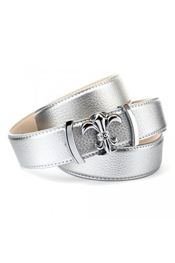 Anthoni Crown 1ALTS Ceinture, Silber Silber 101 , 100 Femme