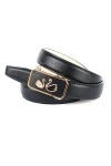 Anthoni Crown 4ST10 Ceinture, Schwarz Schwarz 010 , 100 Femme