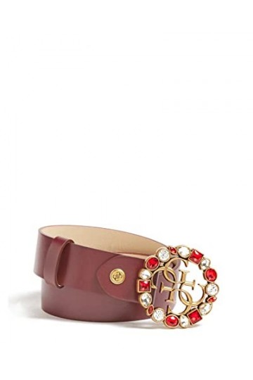 GUESS femme ceinture applications- bijou bordeaux
