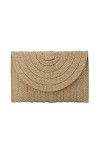 Syrads Straw Clutch Bag pour femme Summer Clutch Purses Beach Envelope Clutches Purse Beach Bag,Verde