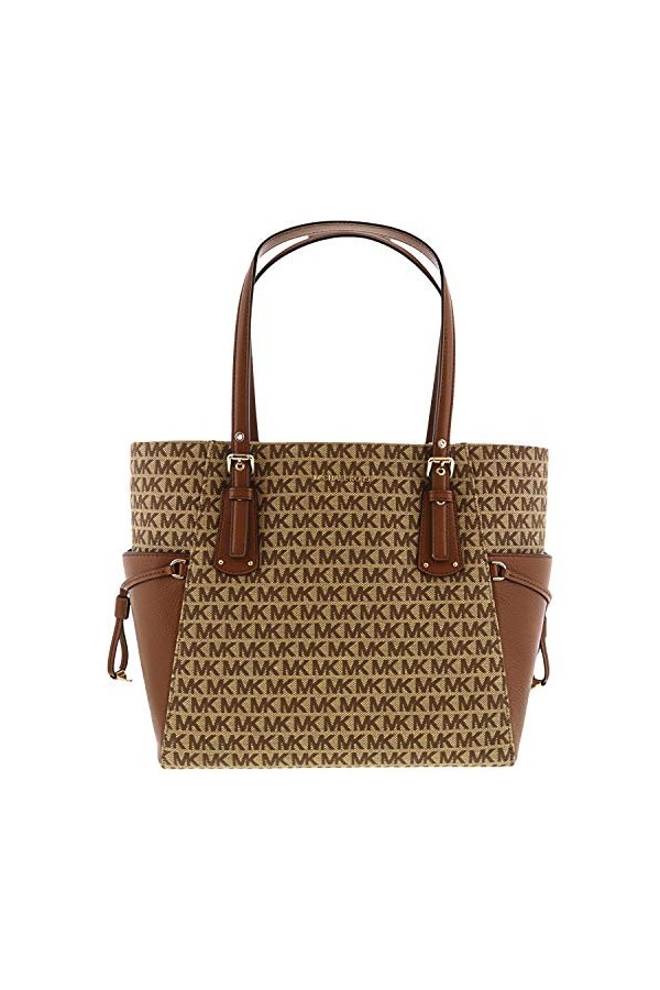 Michael Kors Voyager, Bag Femme, Marron Brown , 16x29x39 Centimeters W x H x L 