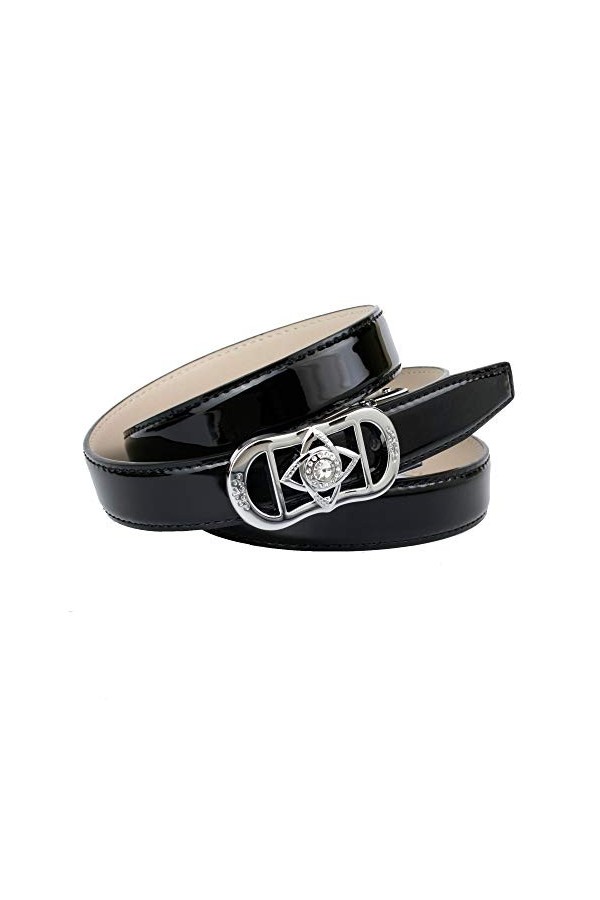Anthoni Crown E1fp.00l Ceinture, Noir Schwarz 010 , 100 Taille Fabricant: 85 Femme