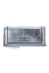GUESS Gilded Glamour Xbody Clutch Silver