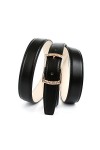 Anthoni Crown A4JST10 Ceinture, Noir Schwarz 010 , 80 Femme