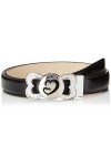 Anthoni Crown D1h4.t10 Ceinture, Noir Schwarz 010 , 95 Taille Fabricant: 80 Femme