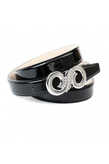 Anthoni Crown D1h6.00l Ceinture, Noir Schwarz 010 , 95 Taille Fabricant: 80 Femme