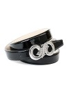 Anthoni Crown D1h6.00l Ceinture, Noir Schwarz 010 , 95 Taille Fabricant: 80 Femme