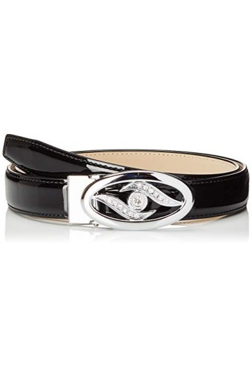 Anthoni Crown D1h2.00l Ceinture, Noir Schwarz 010 , 95 Taille Fabricant: 80 Femme