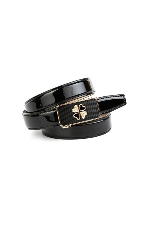 Anthoni Crown C4pe.00l Ceinture, Noir Schwarz 010 , 105 Taille Fabricant: 90 Femme
