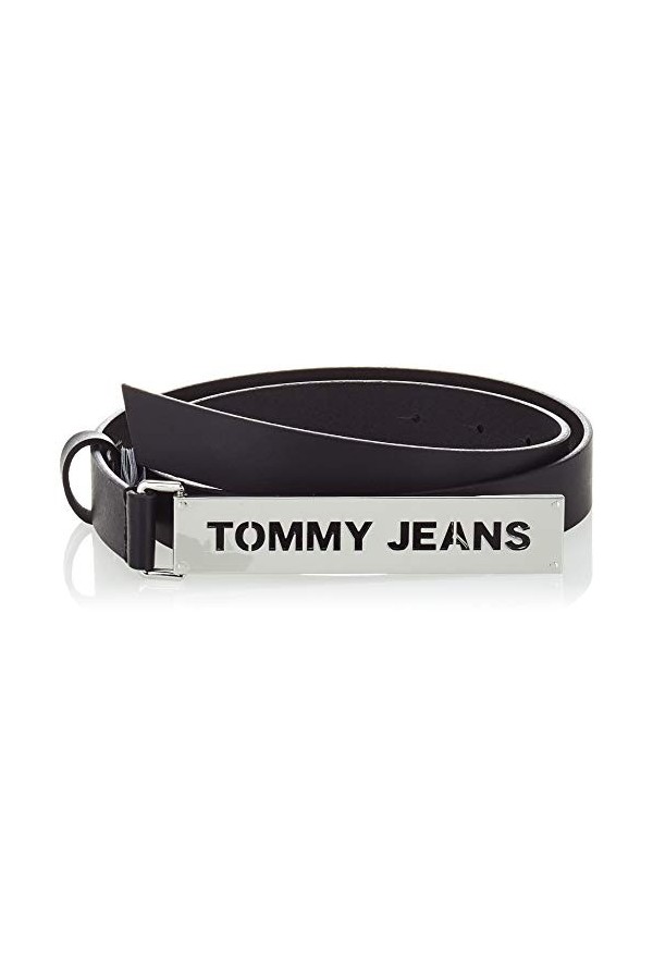 Tommy Hilfiger Tjw High Waist Belt 2.5 Ceinture, Black, XX-Small Taille Fabricant: 75 Femme