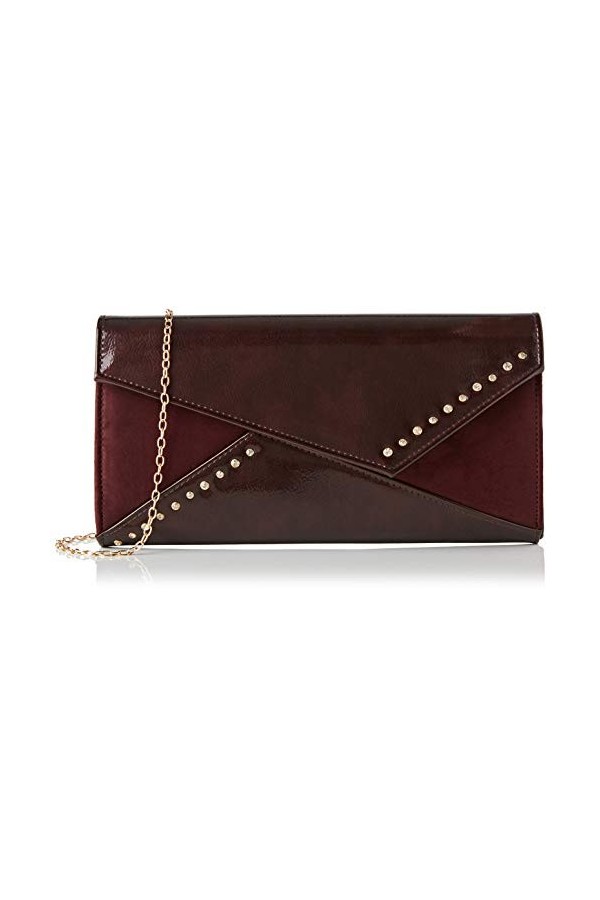 Eferri Femme Clutche Dorota Pochette Sac De Soir e Noir, Noir, 29x15x4,5 centimeters EU