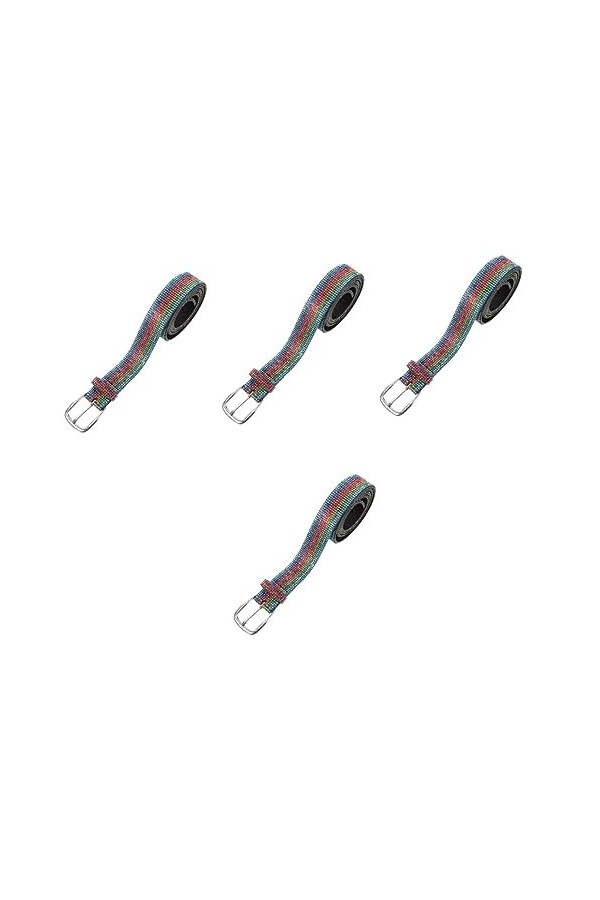 Abaodam 4 Pièces Extensible Ceinture Robe Ceinture Pour Femmes Pantalon Pour Femmes Jeans Femmes Ceinture Broche Boucle Ceint