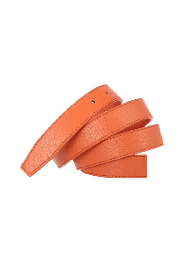 Sweden Sangle de ceinture perforée pour femme Tatouage de paume 2,4 cm, D, 105 cm