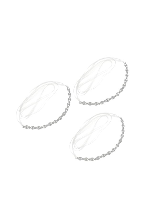 GALPADA 3 Pièces Ceinture De Mariée Taille Ceinture Pour Robes Femmes Robe Ceinture Strass Ceintures Pour Robes Strass Ceintu