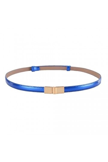 SAAKO Ceintures de taille pour femmes ceinture mince en cuir tout-match ceintures de taille fines réglables avec boucle en al