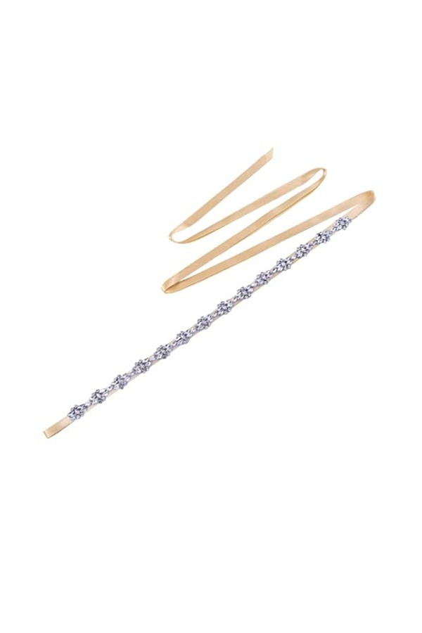 BradOc Ceinture de mariée en strass scintillants, accessoires de mariage, diamant scintillant pour femmes, robes de mariée, r