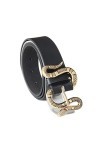 XENITE Ceinture en cuir avec boucle serpent Cool ceinture Punk PU cuir ceinture dames vêtements accessoires ceinture for jean