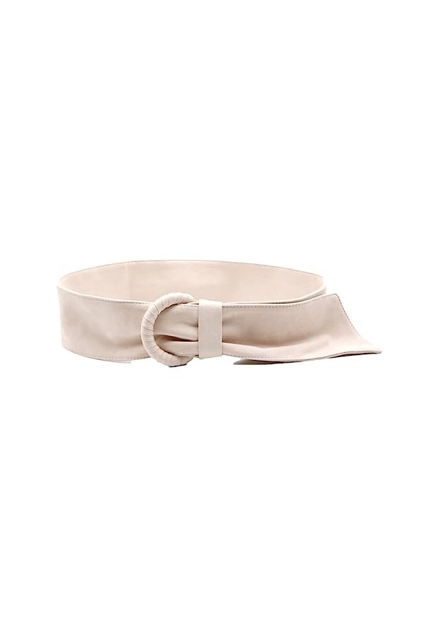 Lmtossey Ceinture en molleton pour femmes, sans sténopé, style élégant, ruban décontracté, larges ceintures pour filles, robe
