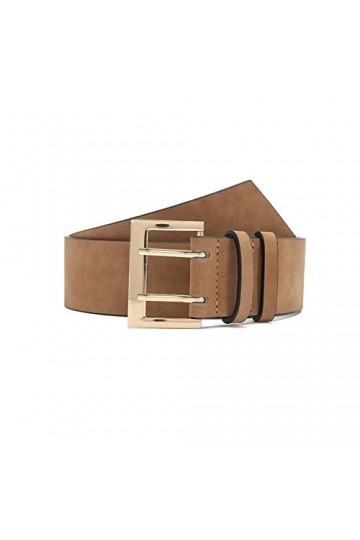 EKLART Ceintures for femmes à la mode avec ceinture en cuir à double boucle ardillon for femmes Size : 43in/110cm, Color : C