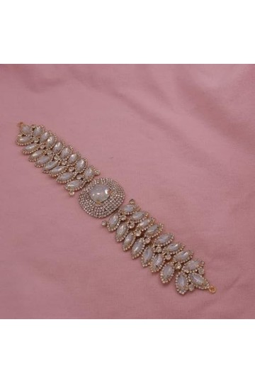 26 cm de long robe de mariée ceinture appliques pour femmes chiffons strass cristal décorations bricolage accessoires ruban c