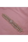 26 cm de long robe de mariée ceinture appliques pour femmes chiffons strass cristal décorations bricolage accessoires ruban c