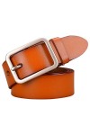 Ceinture Universelle en Cuir for Femmes avec Boucle à Aiguille, Mode décontractée, Large pantyband Hth573 Color : Khaki, Siz