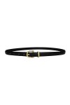 Fashion Simple Thin Belts For Women Ladies Leather Belt Alloy Pin Buckle Retro Jeans Belt For Women Size : 40in/100cm, Color