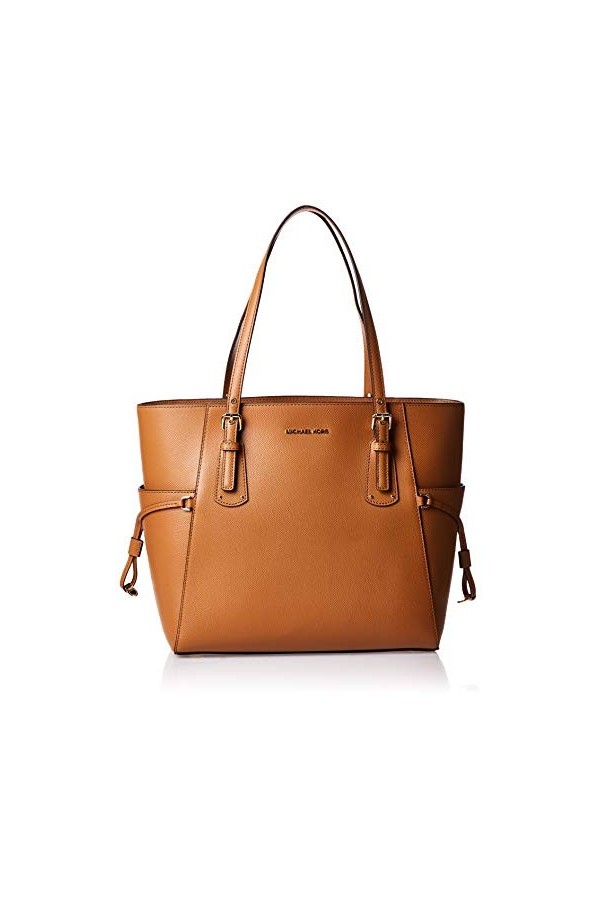 Michael Kors Voyager, Bag Femme, Marron Brown , 16x29x39 Centimeters W x H x L 