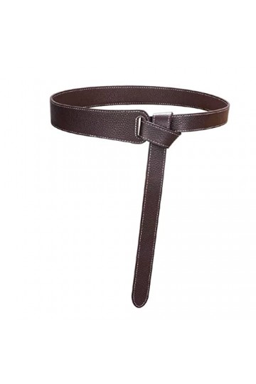 Mode noir noeud Corset ceinture femme taille en cuir souple ceintures for femmes qualité robe ceinture longue sangle Size : 