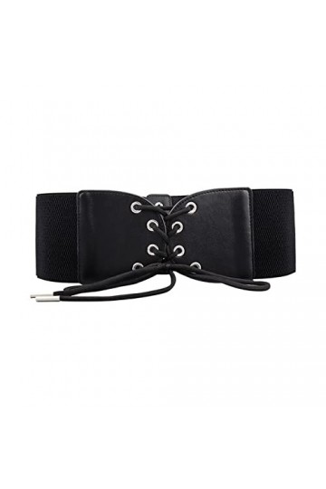 Femmes large ceinture mode cuir Corset ceintures for femmes corps féminin ceinture élastique robe manteau Cummerbunds Color 