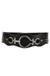 QINGYY 1 Pc Ceinture élastique de Taille café Cummerbunds Larges Ceintures Femme en Cuir Ceinture-café, Taille Unique