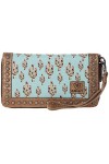 Ariat Cactus Cruiser Clutch Turquoise One Size