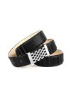 Anthoni Crown Ledergürtel Ceinture, Noir, 85 cm Femme