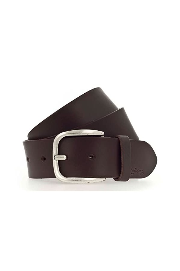 Mustang Classic Women Leather Belt W100 Darkbrown