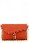 Envelope Wristlet Clutch Crossbody Bag with Chain Strap