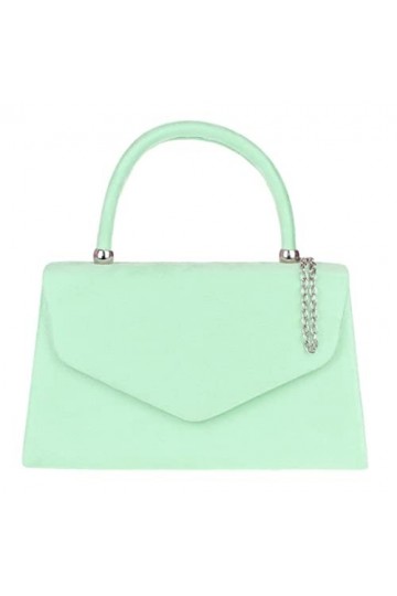 Girly Handbags Femmes Top Handle Faux Suede Clutch Bag Grab Holder Sac ˆ main pour femme