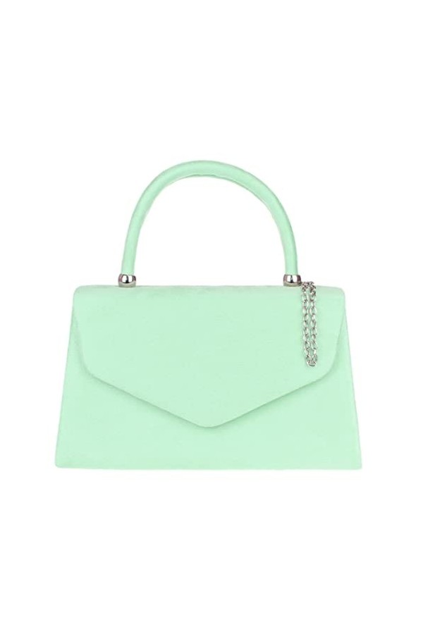 Girly Handbags Femmes Top Handle Faux Suede Clutch Bag Grab Holder Sac ˆ main pour femme